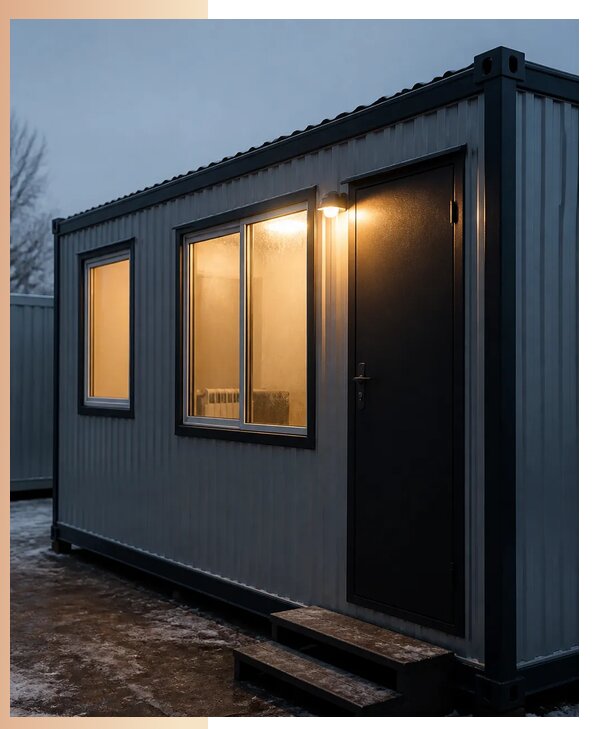 Бытовки с отоплением в Череповце на заказ и в аренду